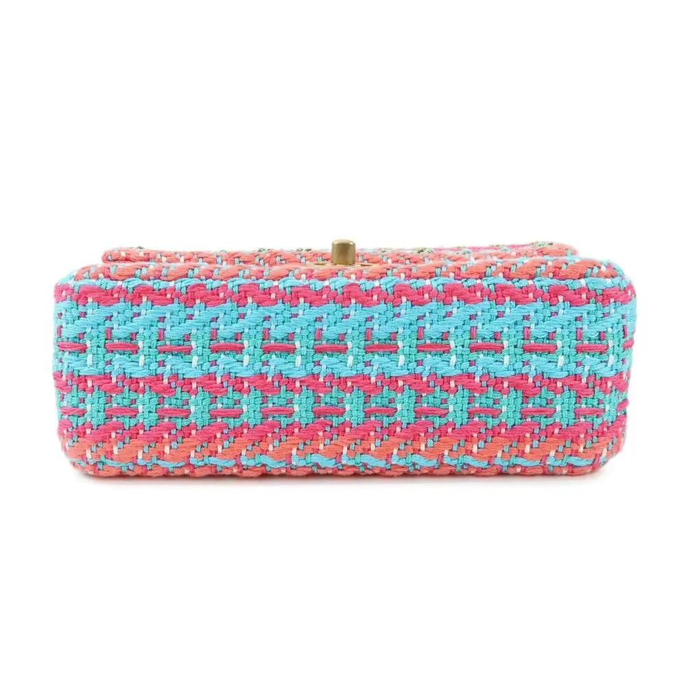 Chanel Mini Tweed Classic Flap Bag 20 Multicolor